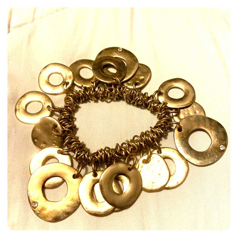 Silver-colored bracelet